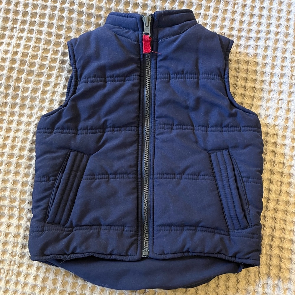5 for $10 Carter's Toddler Navy Quilted Puffer Vest